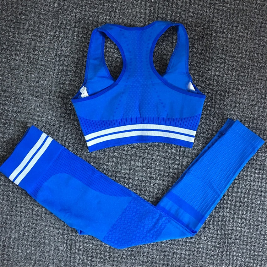 Linyuex Yoga Set Sports Suits Seamless Women Sportwear Gym