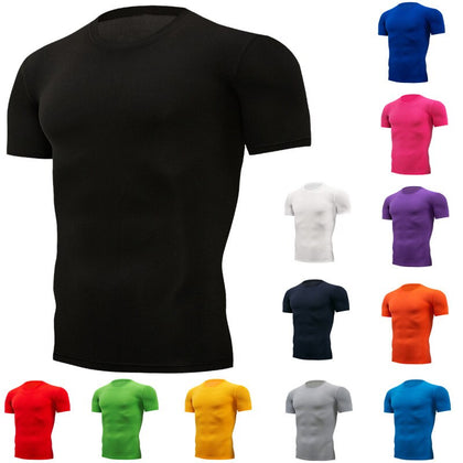 Quick Dry Running Men's Compression T-shirt