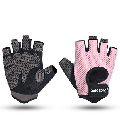 Breathable Fitness Gloves Silicone Palm