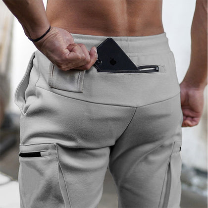 Men's jogging pocket design sweatpants