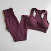 2 Pcs Energy Seamless Yoga Set Workout Clothes