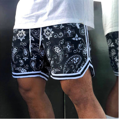 Camouflage shorts Latest Splicing Mesh