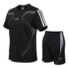 Men Plus Size 8XL Tracksuits Summer Sport Suit